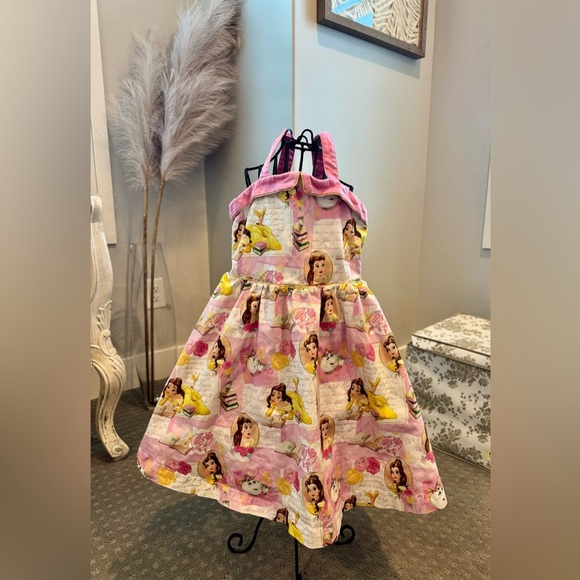 Girls Disney Belle dress size small 7/8 - Picture 1 of 6